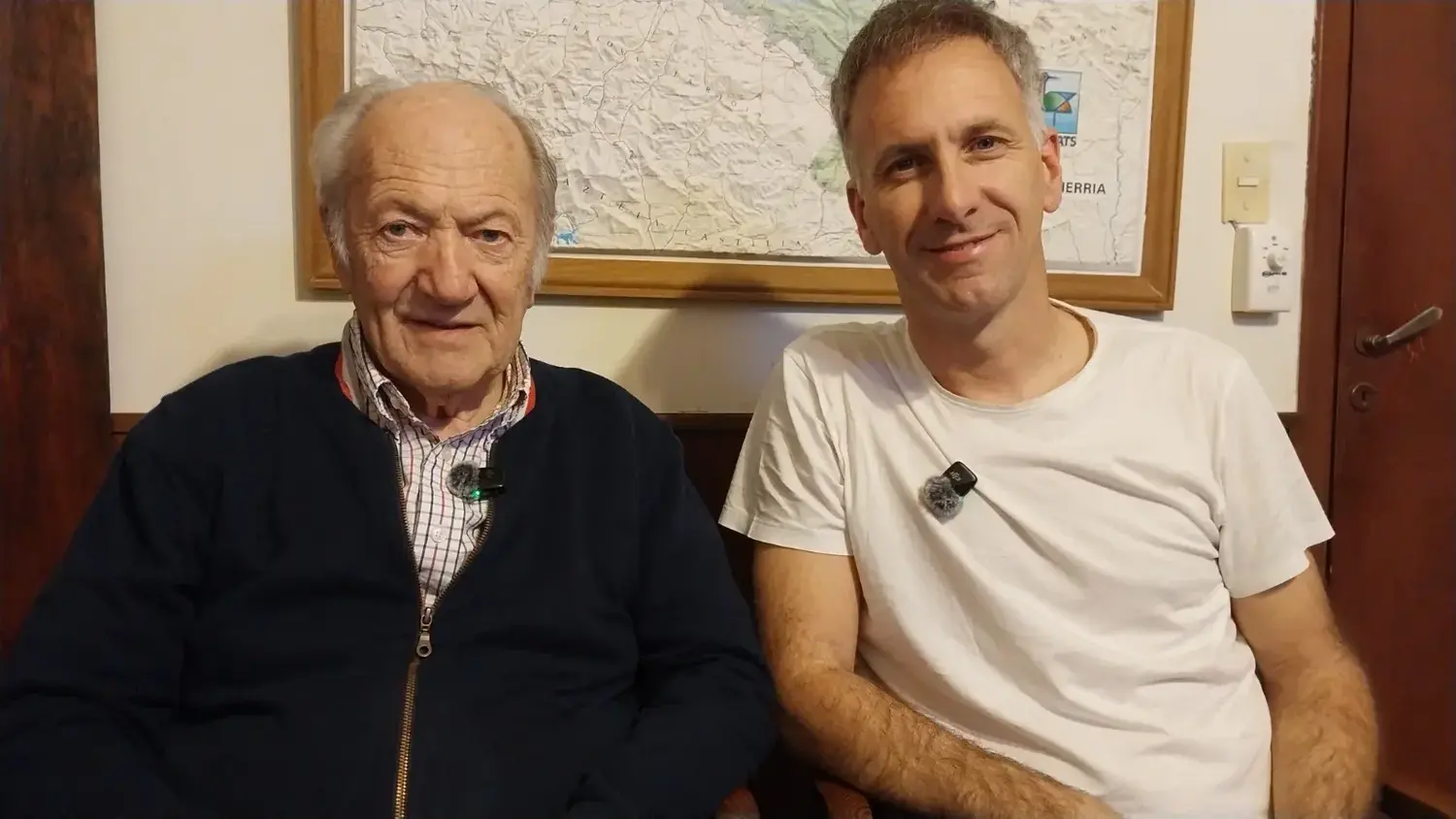 Padre e hijo. Juan Leoncio y Juan Bautista Iriberri juntos en la empresa