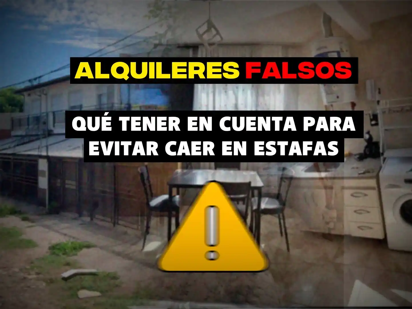 El profesional recomendó no abonar adelantos de manera digital.