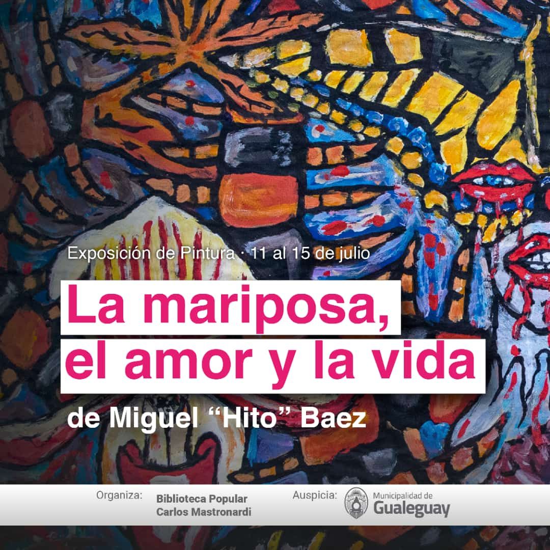 Se presentara la Muestra “La Mariposa, El Amor y La Vida” en la Biblioteca