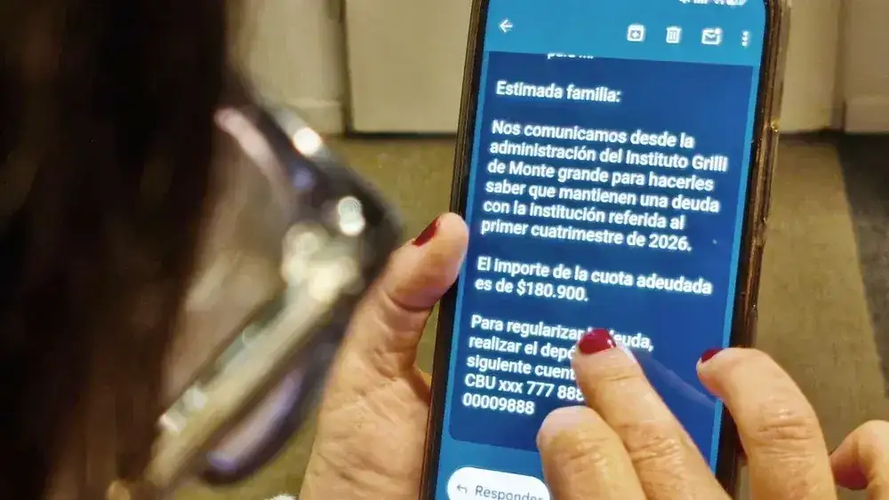 Monte Grande: Intentaron estafar a familias de un colegio con cuotas falsas