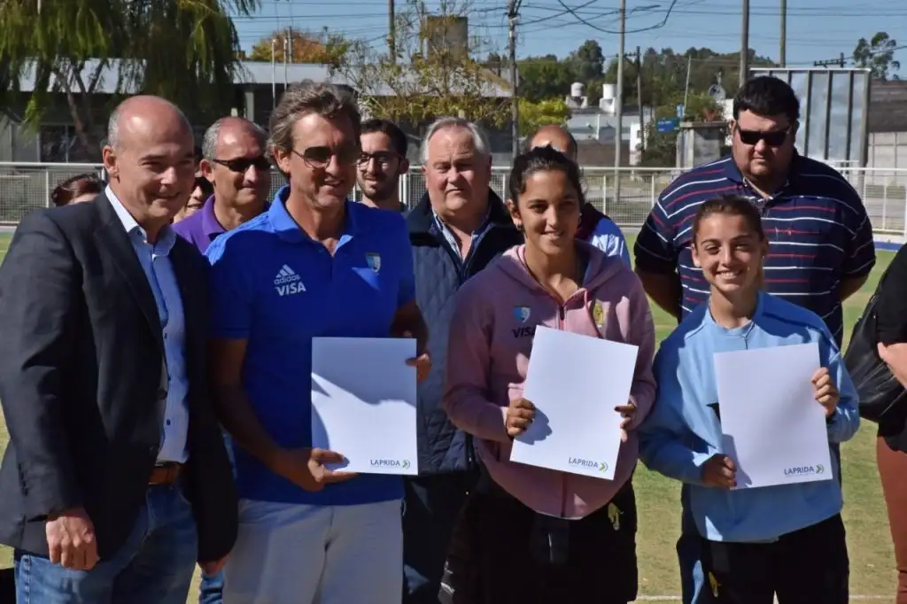 Bruggesser, invitada a la inauguración en Laprida