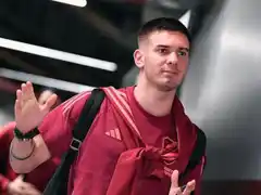 Mastantuono llegó para sumarse al Real Madrid