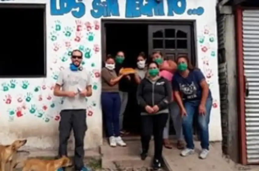 Ingenieros donan a comedores barriales prepizzas fortificadas con pescado