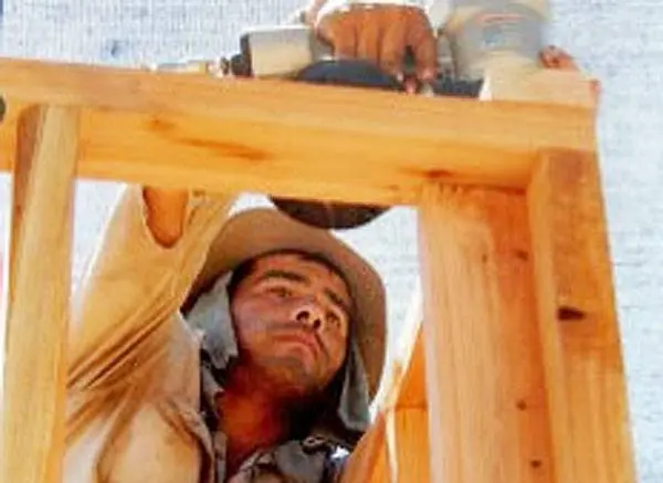 Albañiles en madera, una nueva  oportunidad laboral