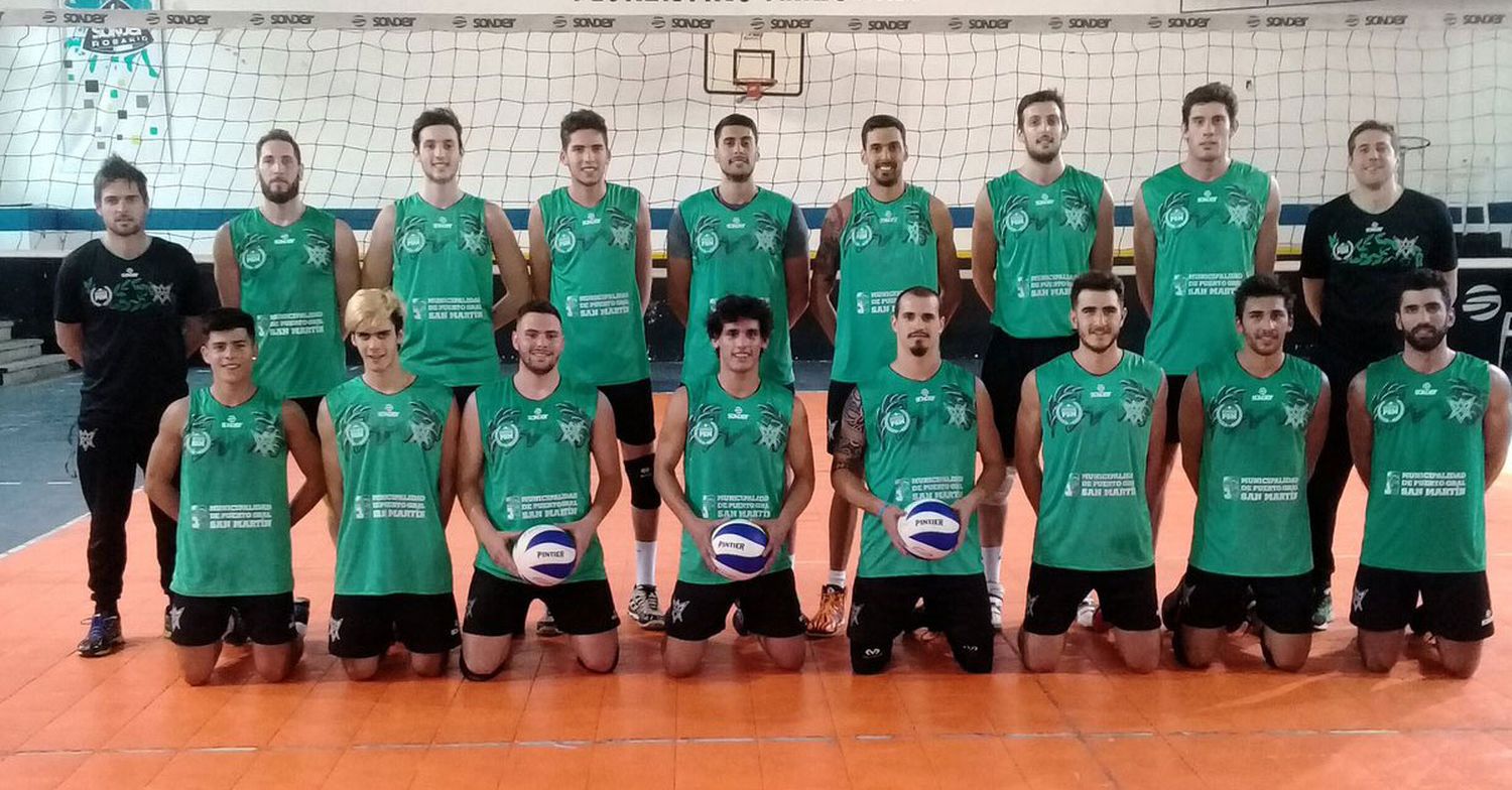 Vóley: Ignacio Roberts fue presentado en Puerto San Martín