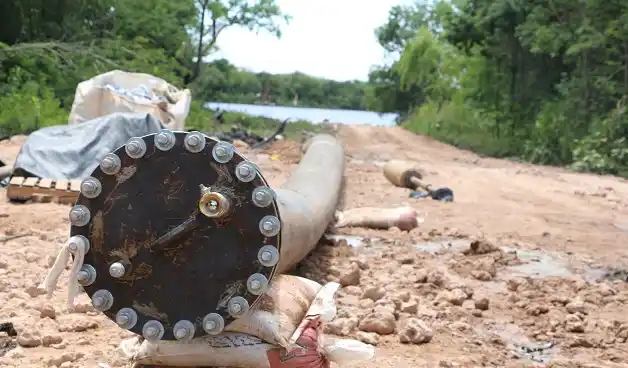 Los efluentes tratados del Parque Industrial ya desembocan en el río
