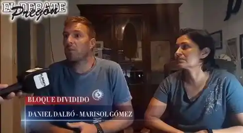 Daniel Dal Bó y Marisol Gómez tras su separación 
del bloque oficialista: “No nos sentíamos parte