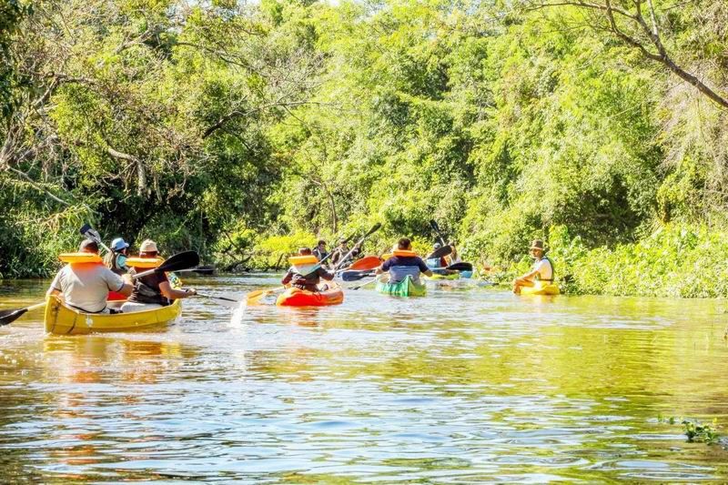 Hoy habrá competencia de
kayaks en Laguna Naineck