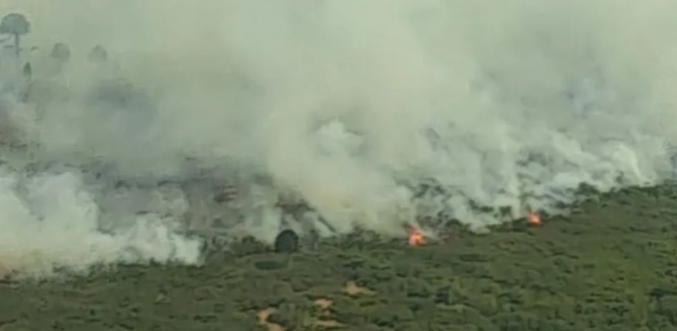Los incendios en la Patagonia argentina se intensifican. Foto: Gentileza.