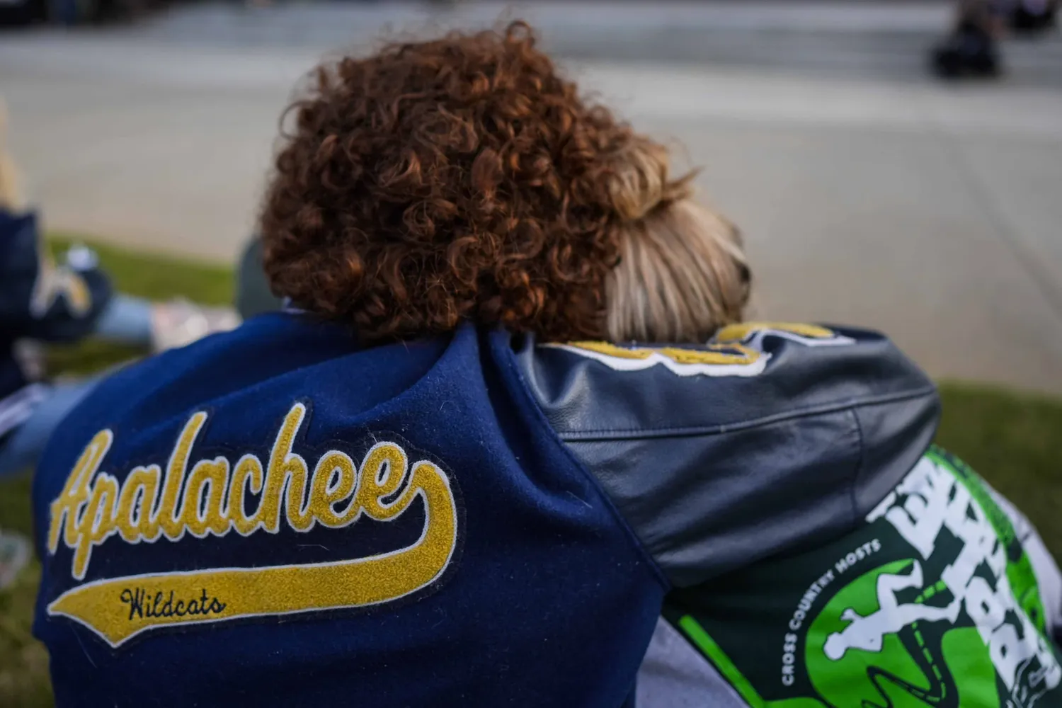 Mourners at a candlelight vigil for the slain students and teachers at Apalachee High School on Wednesday.