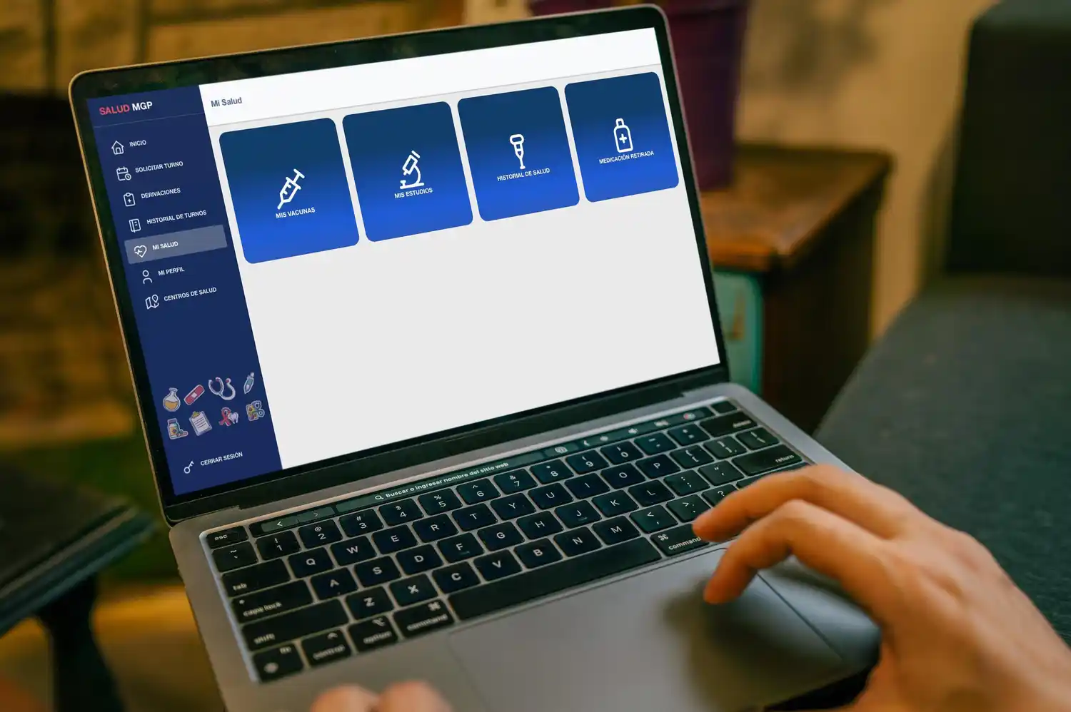 Se pueden visualizar las vacunas aplicadas y la medicación que retiran en los CAPS y CEMA.
