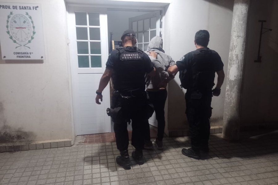 El operativo se llevó a cabo en el barrio San Javier, en la ciudad de Frontera