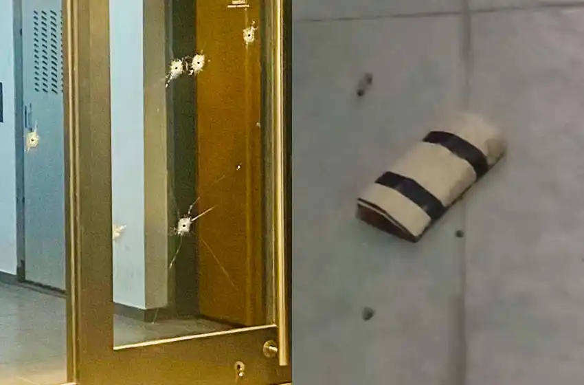 Balearon el frente de un edificio en barrio Echesortu y dejaron una amenaza