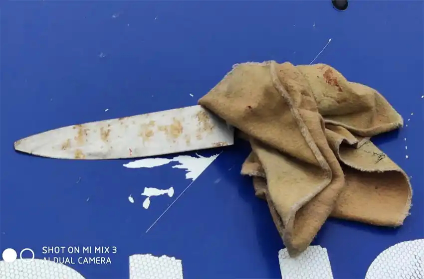 Un hombre fue detenido tras intentar herir a otro con un cuchillo