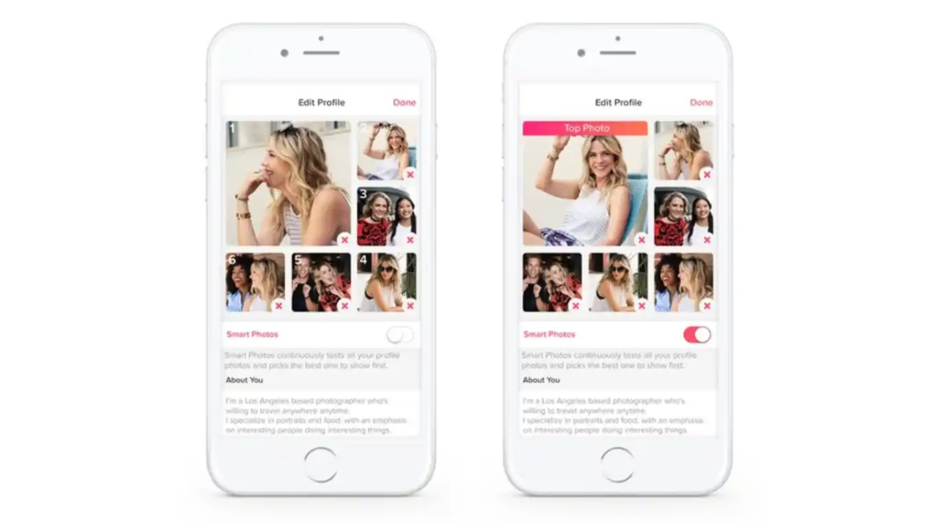 Tinder ahora elegirá en forma automática tus mejores fotos