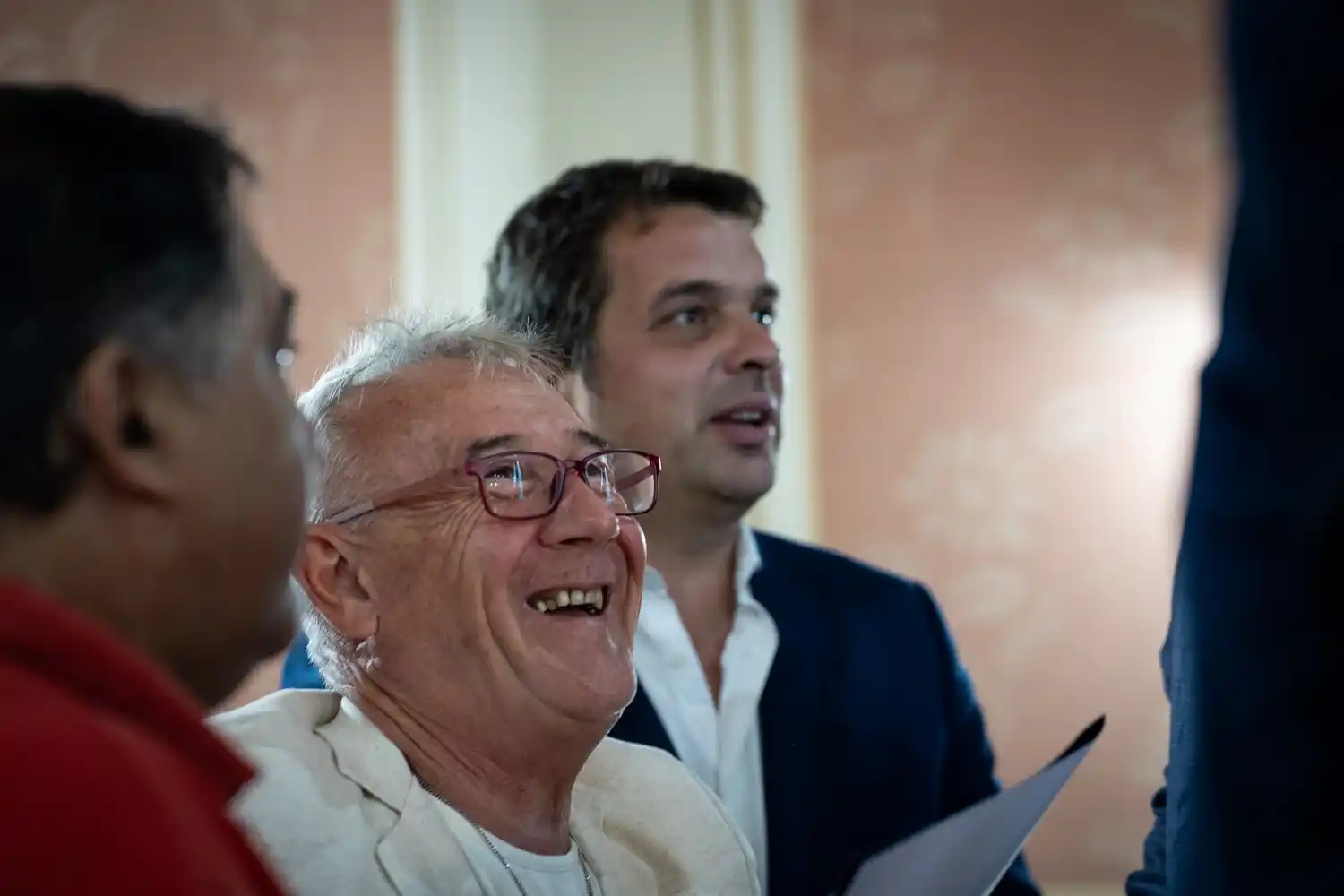 César Rotundo, durante el acto de jura de los funcionarios del gabinete.