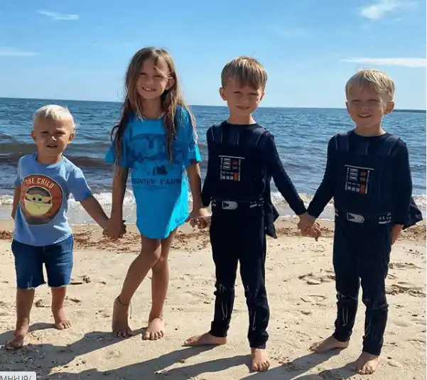 Los hijos de Alec Bladwin con Hilaria- Foto: Instagram