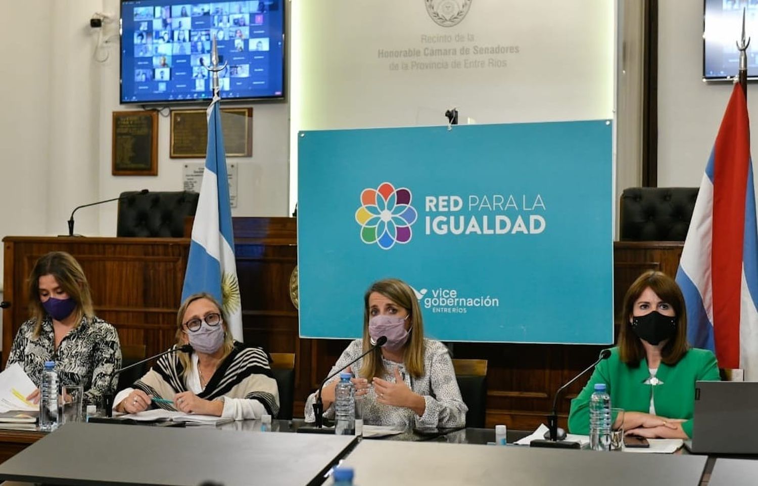 Larroque participó de una nueva instancia de la Red para la Igualdad