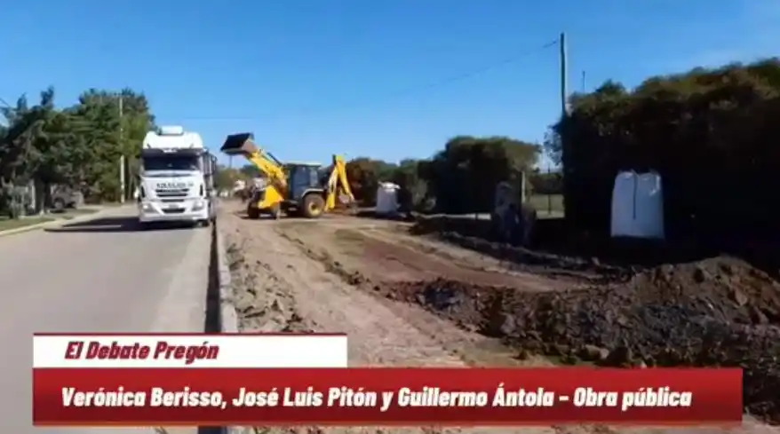 Verónica Berisso, José Luis Pitón y Guillermo Ántola – Obra pública