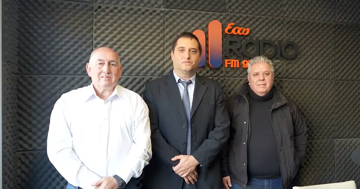 En Ecos Radio. Juan José Lima, Carlos Maure y Juan Carlos Moreyra