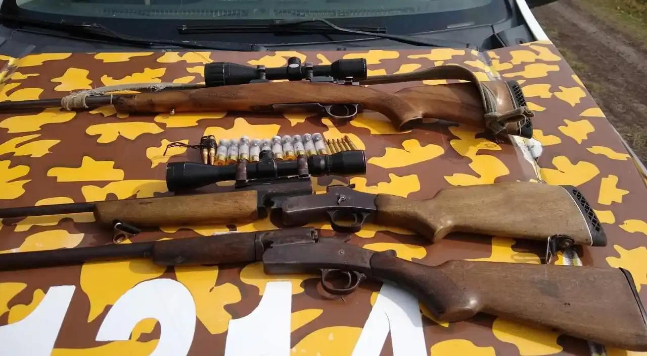 Secuestraron seis armas de fuego en tres operativos