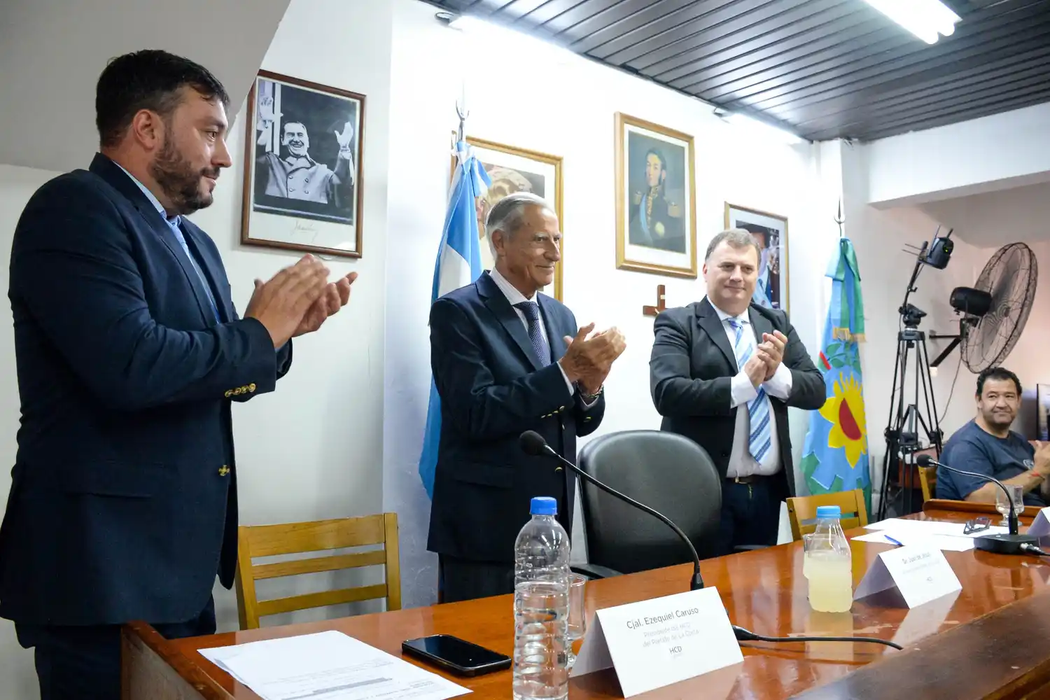 De Jesús encabezó el acto en el HCD:
