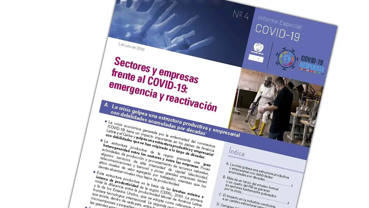 CEPAL enfatiza la necesidad de dar una respuesta a gran escala para evitar la destrucción de capacidades productivas en la región