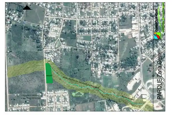 La Municipalidad trabaja en el proyecto del  “Parque Oeste” en la zona del barrio ATE II
