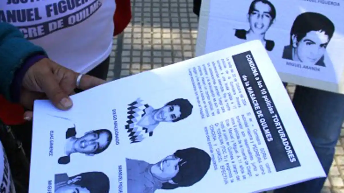 La "Masacre de Quilmes" es uno de los casos emblemáticos de la violencia institucional de los últimos 20 años.