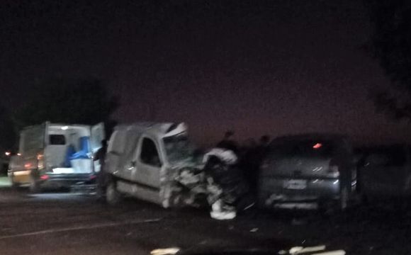 Accidente múltiple en ruta 191: un fallecido y varios heridos trasladados al Hospital