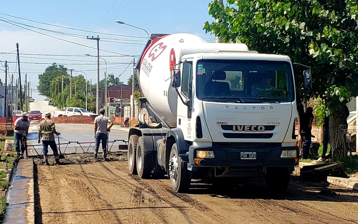Siguen las obras de pavimentación en diferentes zonas de la ciudad