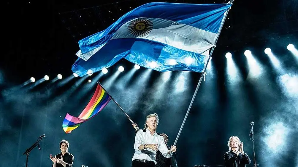 Paul McCartney agradeció el recibimiento en la Argentina