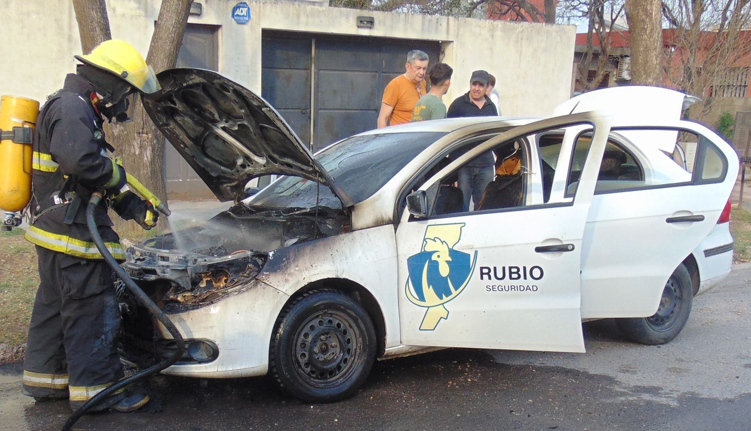 auto incendio