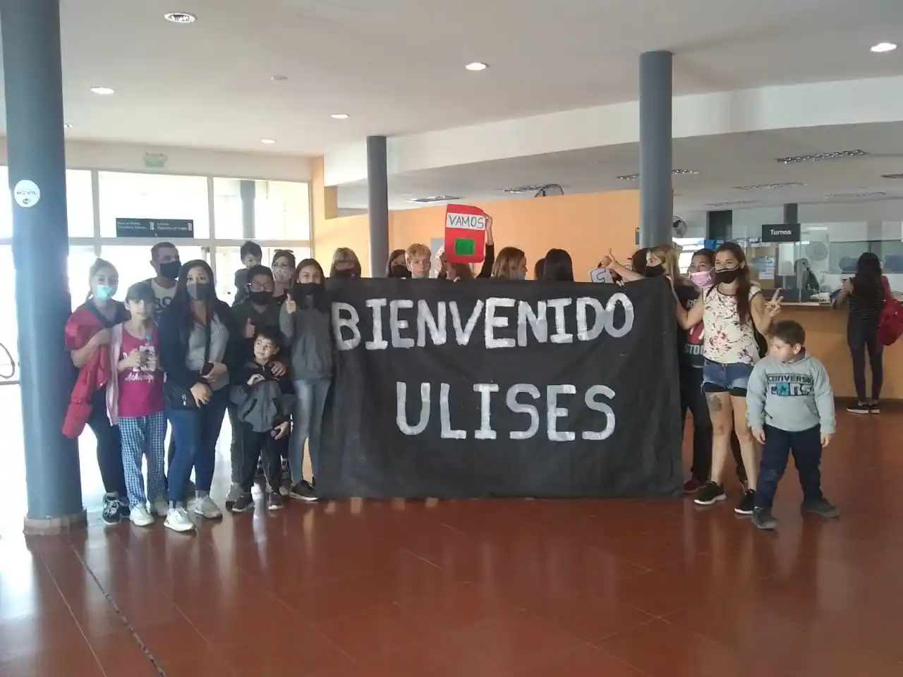 Una emotiva bienvenida para Ulises
