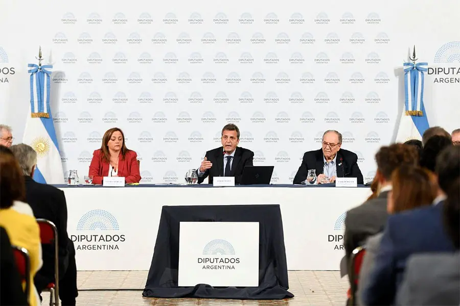 Sergio Massa: «El presupuesto está planteado con metas realistas y prudentes»
