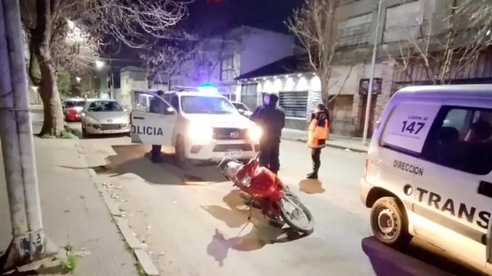 Abandonó una moto con pedido de secuestro en pleno centro