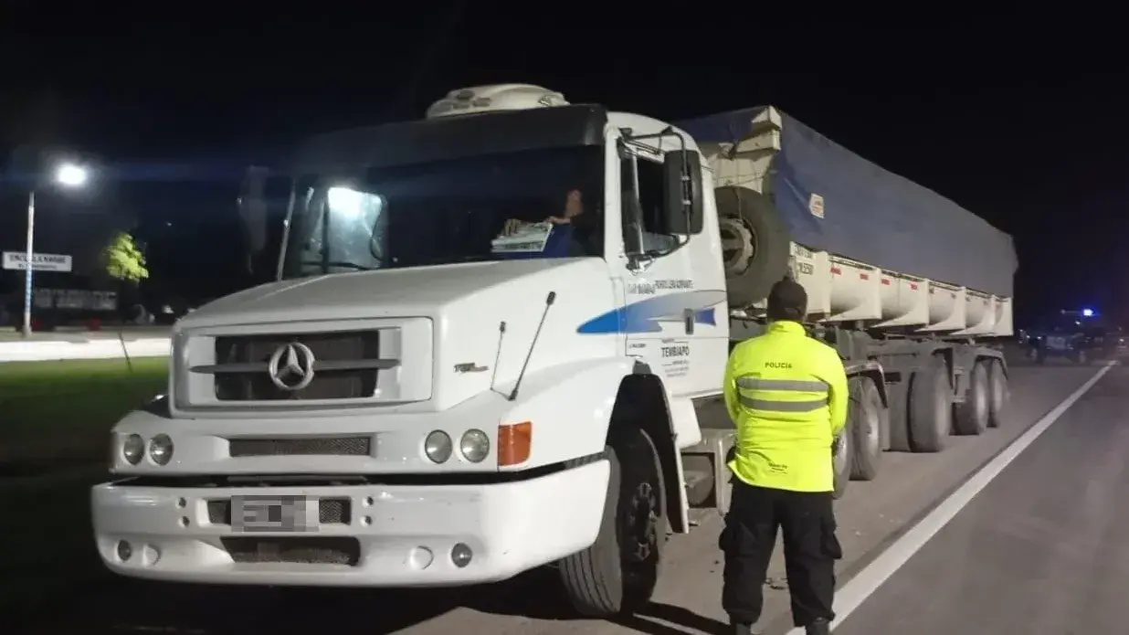 Dos camioneros dieron positivo en controles de alcoholemia en rutas santafesinas