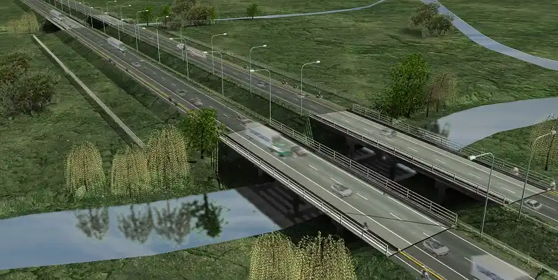 La duplicación de calzada de la ruta nacional Nº11 (Km 1178-Km 1185), se realizará desde la Rotonda Villa del Carmen al empalme de la RNNº11 y RNNº81.