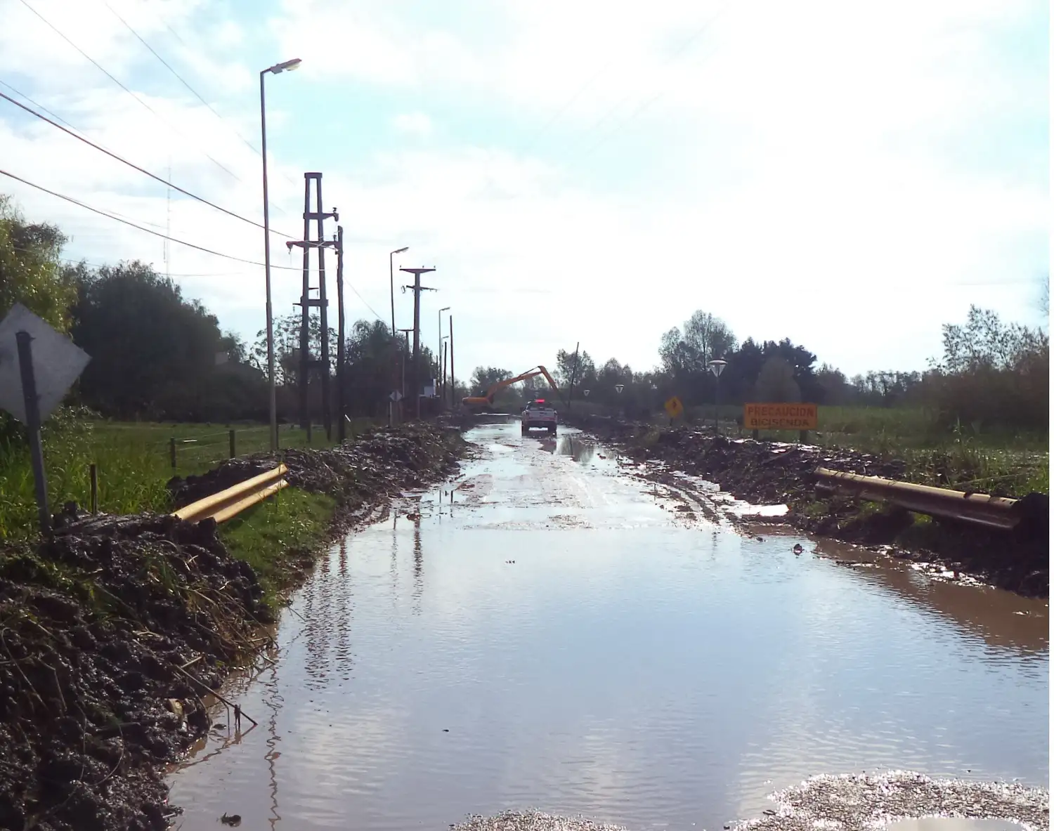 Está cortado el acceso a Villa Paranacito
