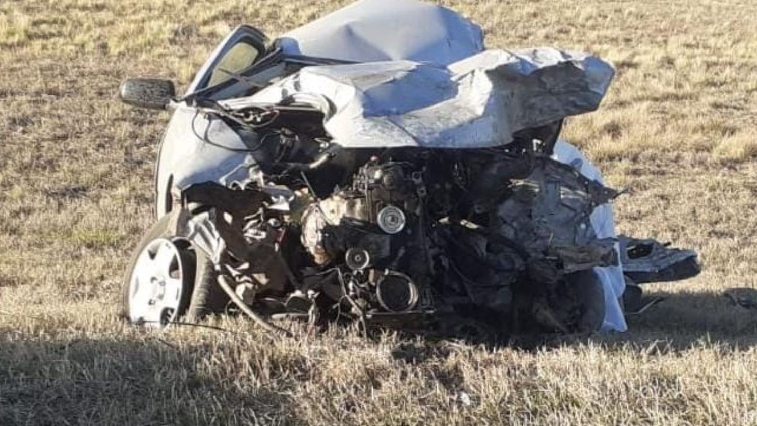 Un automovista murió al chocar de frente contra un camión en Río Cuarto