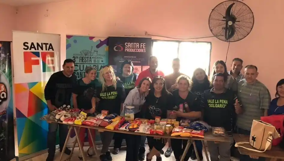 Continúa la Movida Solidaria de la Fiesta de la Cumbia