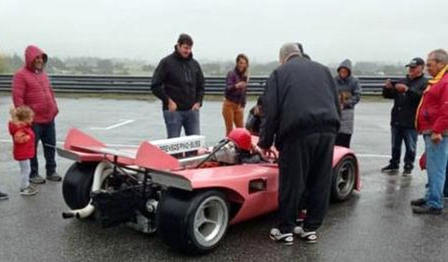 Oscar “Cacho” Fangio se accidentó en el autódromo de Balcarce