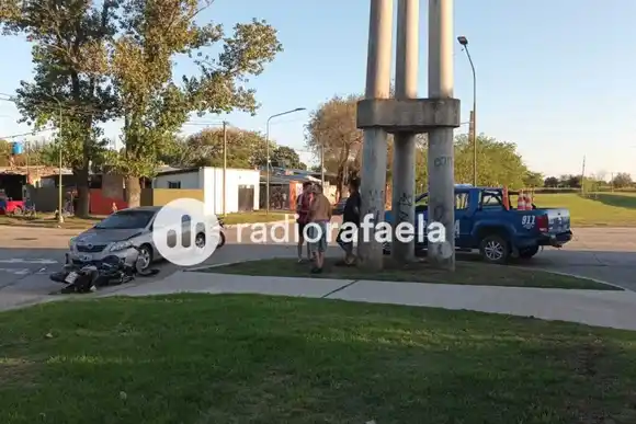 Grave accidente en el sur-oeste de la ciudad: un joven voló varios metros producto del impacto