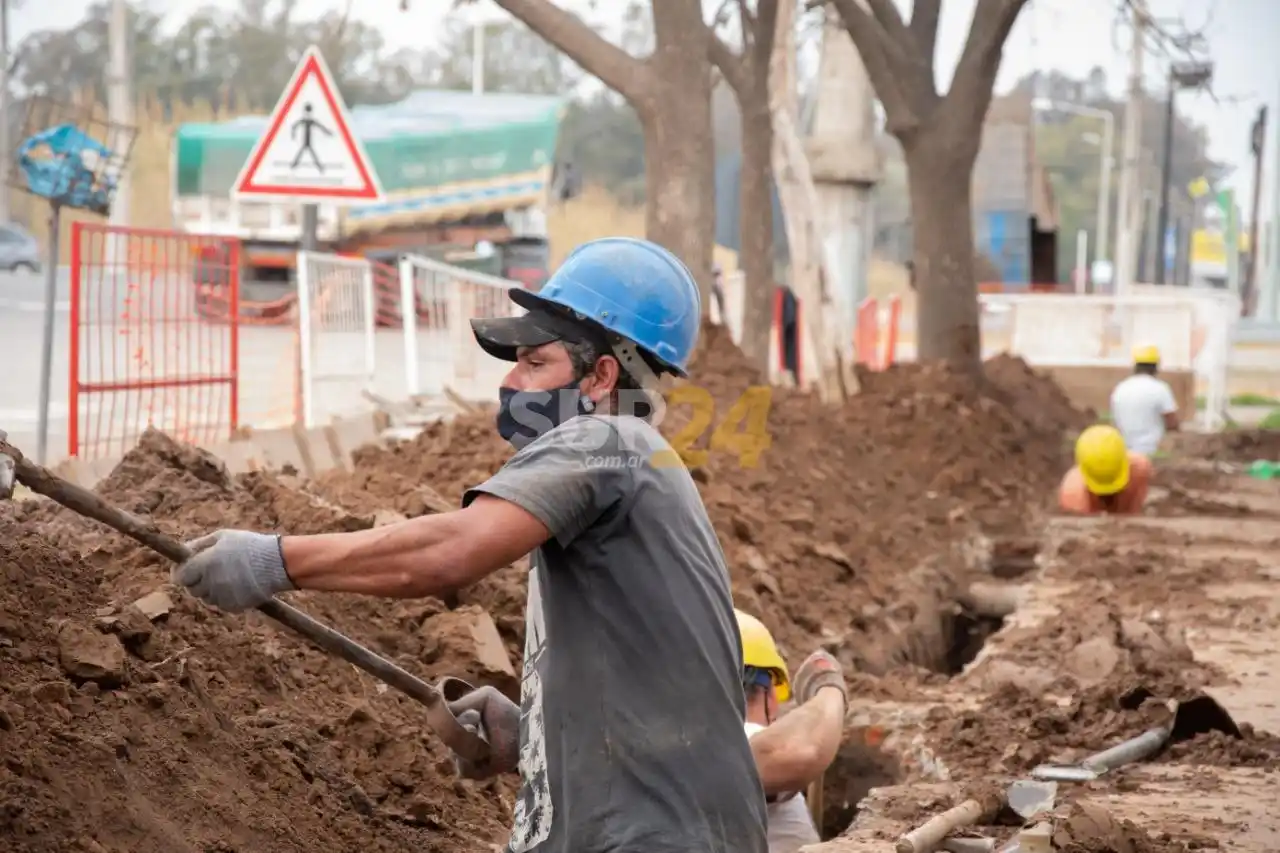 Esta semana finalizará la obra de ampliación de la red de gas en barrio Santa Rosa