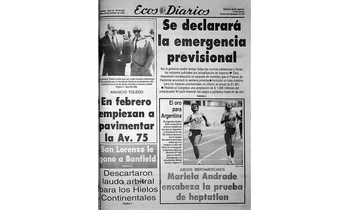 Sábado 29 de octubre de 1994