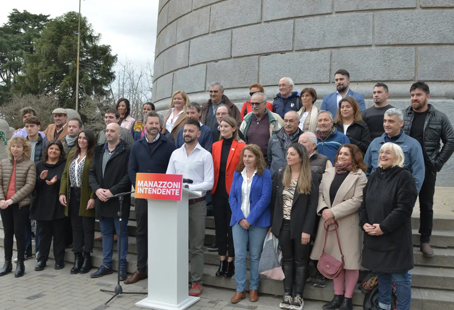 La lista de Juntos por el Cambio que lidera Juan Manazzoni.