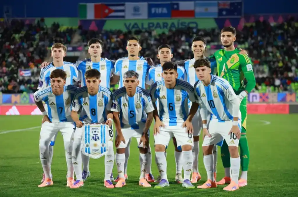 La Selección Argentina Sub 20 se mide con Nigeria en busca de los cuartos de final.
Prensa AFA