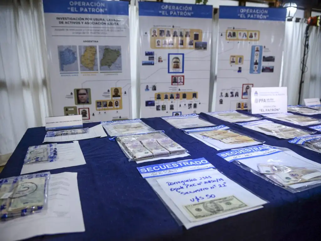 Desarticularon una banda que otorgaba préstamos para lavar dinero de las drogas