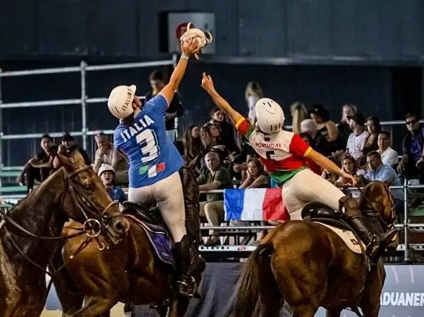 Horseball. Este año, la exposición será sede del Mundial de este deporte. Imagen: Nuestros Caballos.