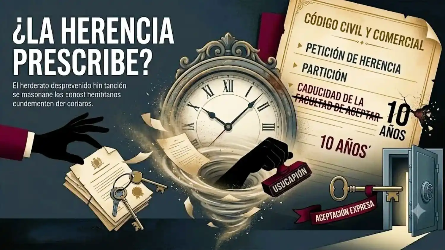 Javier Silva explica los alcances sobre los derechos a heredar, que no prescriben.